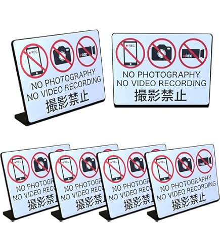 卓上プレート（新品未開封） Amazon | Mehrondo 3個入 使用禁止 卓上 プレート サイン